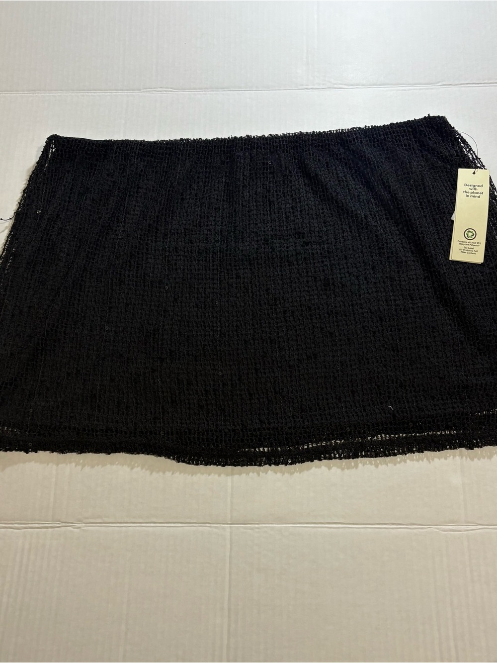 No Boundaries Black Knit Mini Skirt - Picture 3 of 6